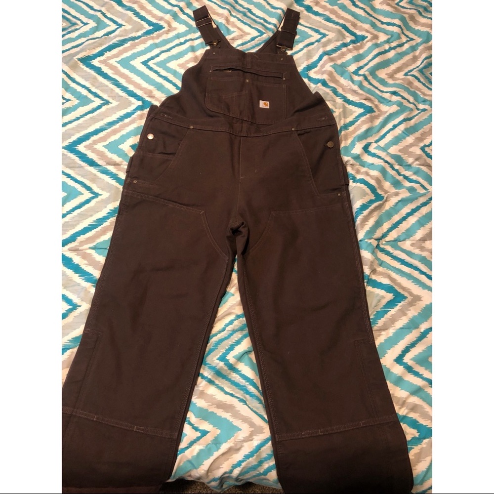 Carhartt Women's Washed Duck Bib Overalls - Quilt Lined